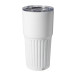 Streaky Tall white  thermo cup 