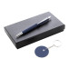 Miroset bleu foncé  Set sylo et porte-clés 