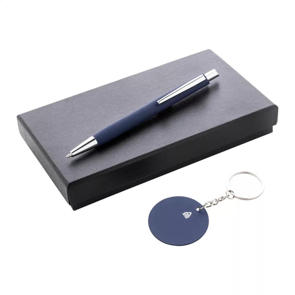 Miroset donker blauw  pen en...