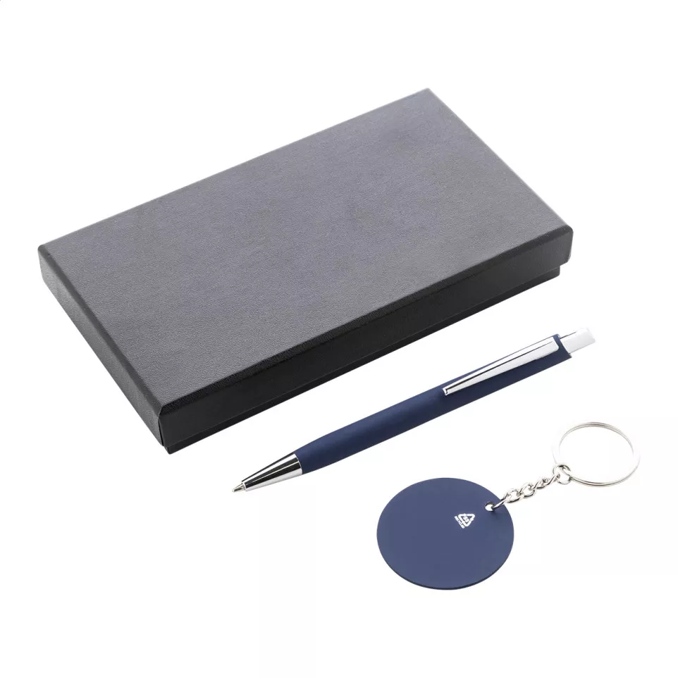 Miroset donker blauw  pen en...