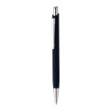 Miroset donker blauw  pen en sleutelhanger set 