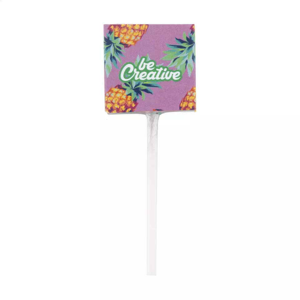 CreaLick white  custom lollipop 