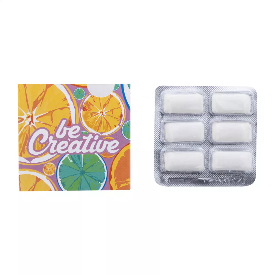 CreaChew 6 white  custom chewing gum 
