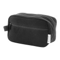 Rebyss Beauty black  recycled canvas cosmetic bag 