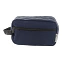 Rebyss Beauty dark blue  recycled canvas cosmetic bag 