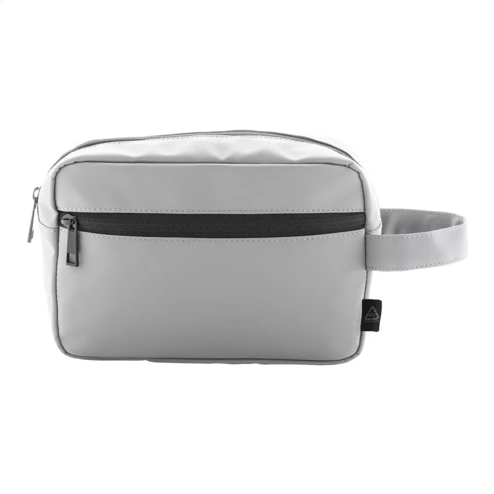 Cospu grey  RPU cosmetic bag 