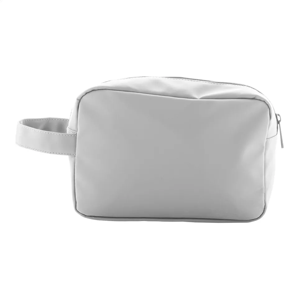 Cospu grey  RPU cosmetic bag 