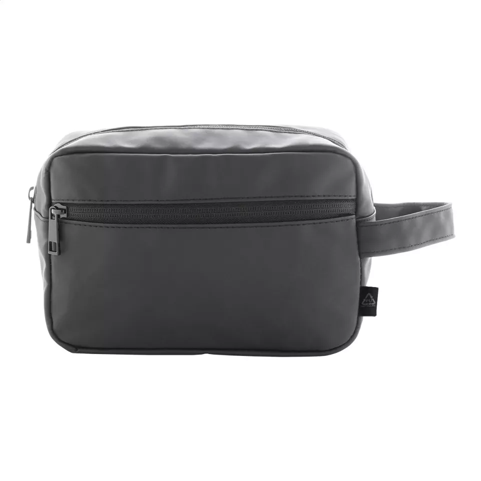 Cospu noir  Trousse de toilette en RPU 