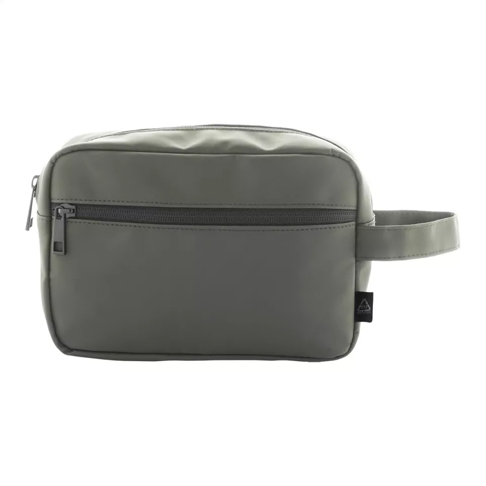 Cospu green  RPU cosmetic bag 