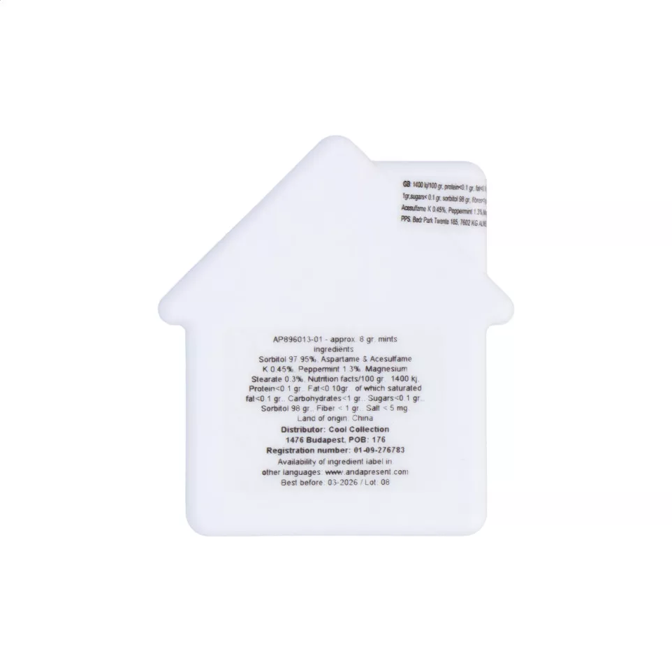 HutMint white  mint dispenser 