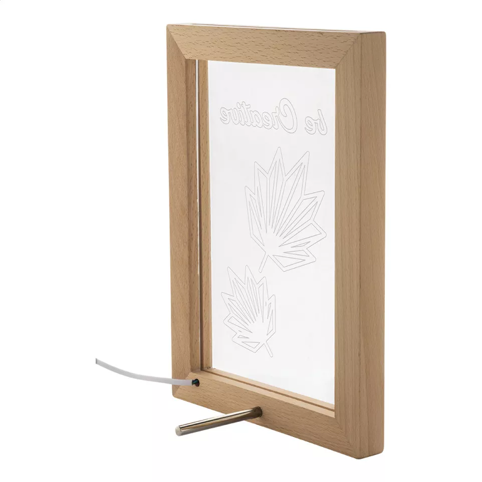 Woodiframe natural transparent LED...