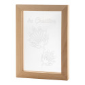 Woodiframe naturelle transparent Trophée lampe LED 