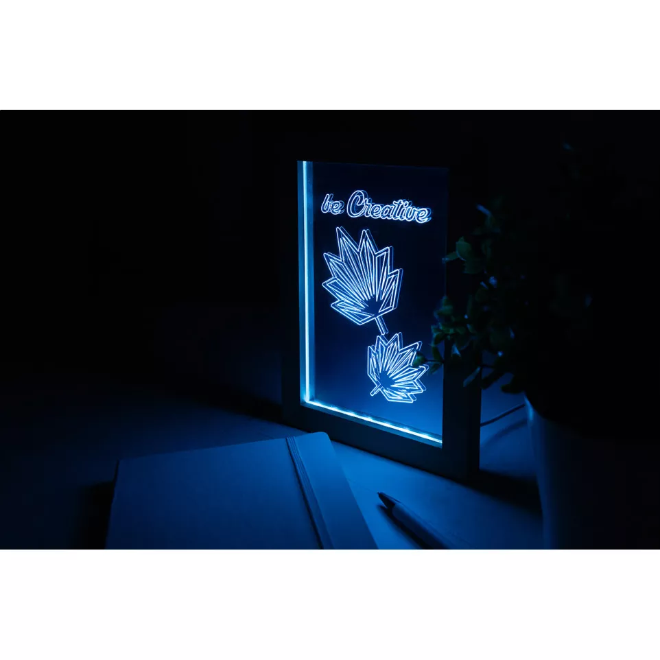 Woodiframe natural transparent LED...