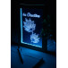 Woodiframe natural transparent LED light trophy 