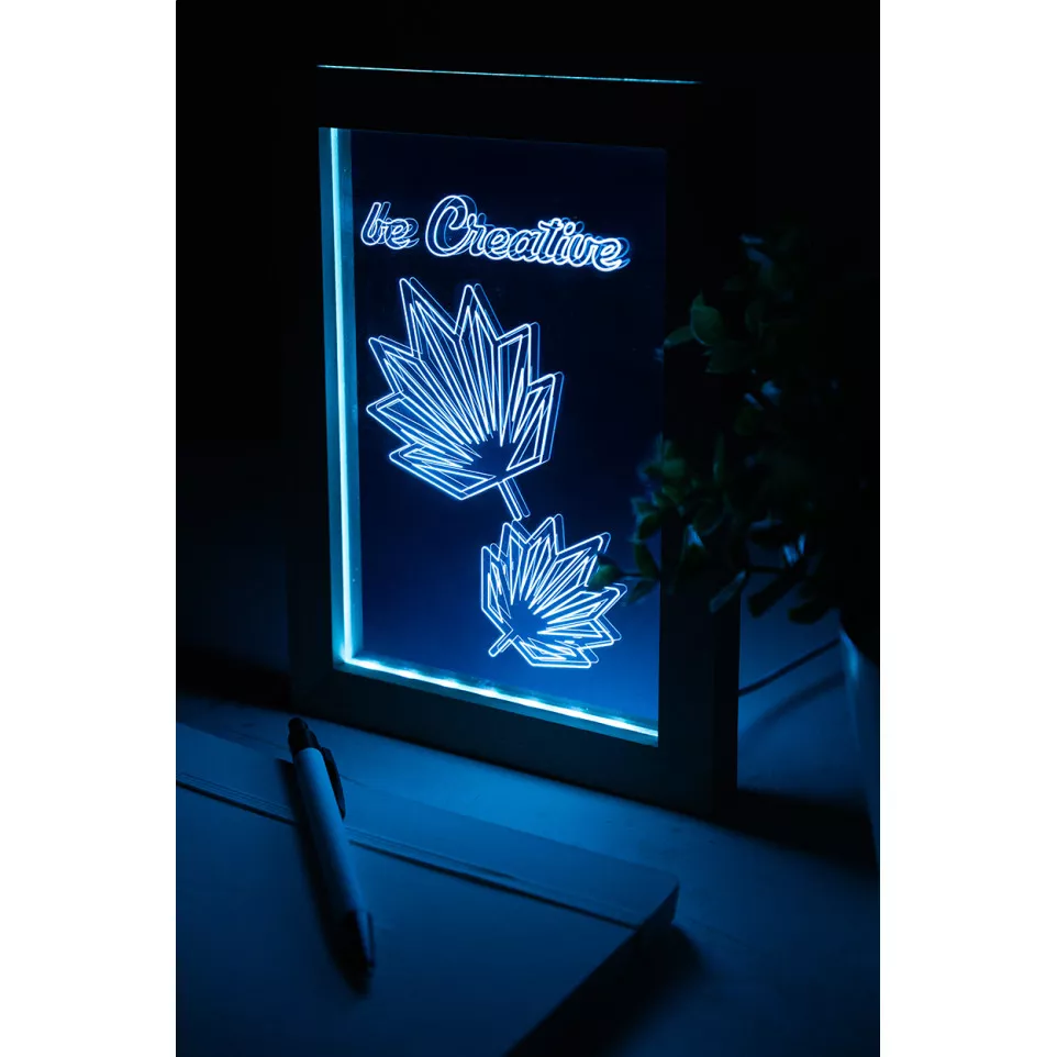 Woodiframe natural transparent LED...