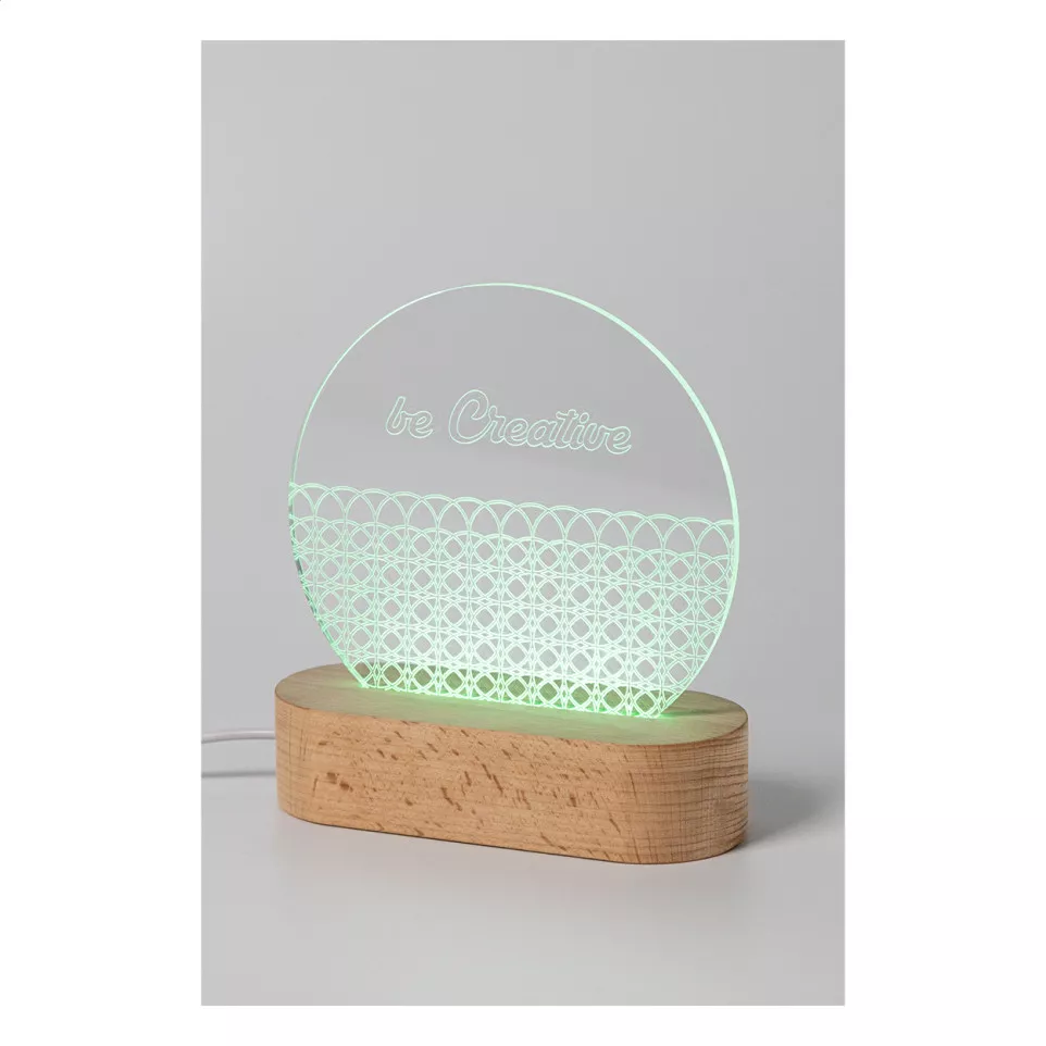 Woodify transparent natural LED light...