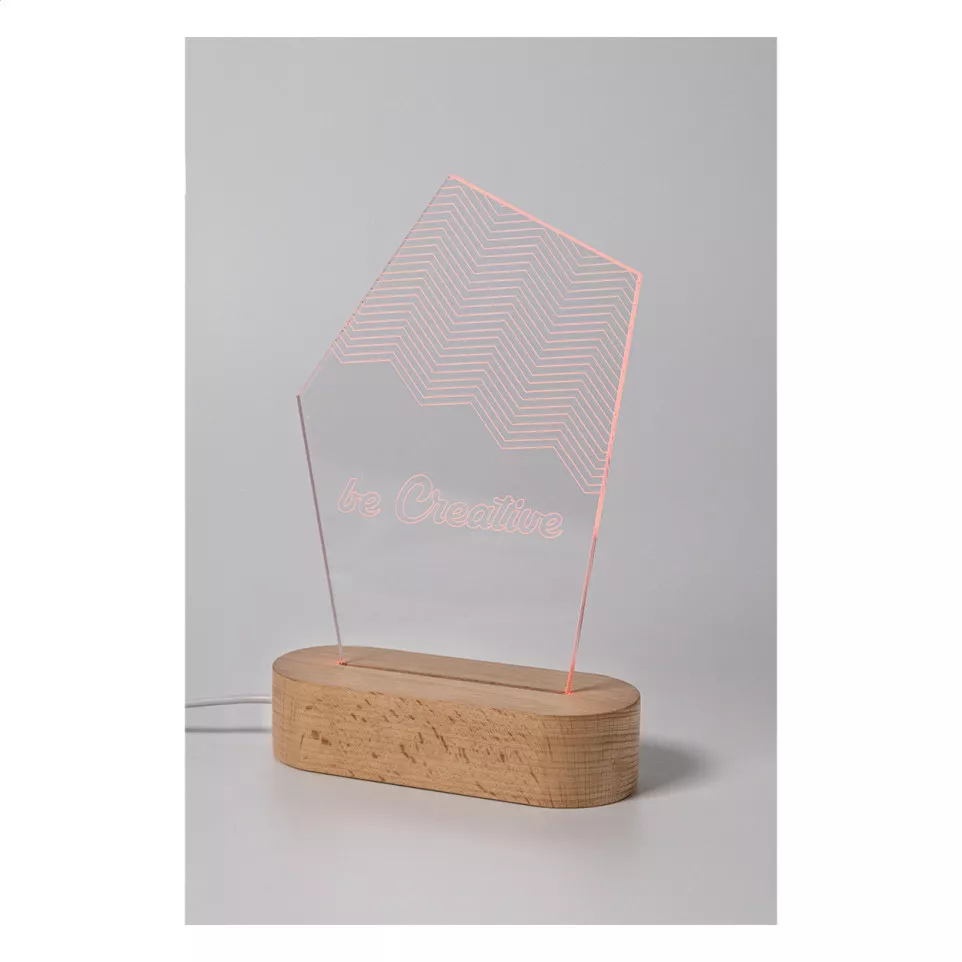 Woodify transparent natural LED light...