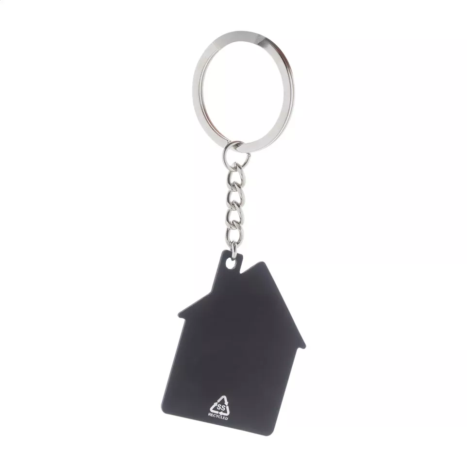 HutShine black  keyring 