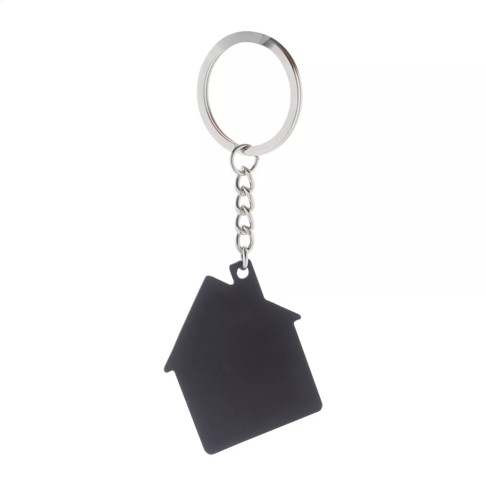 HutShine black  keyring 