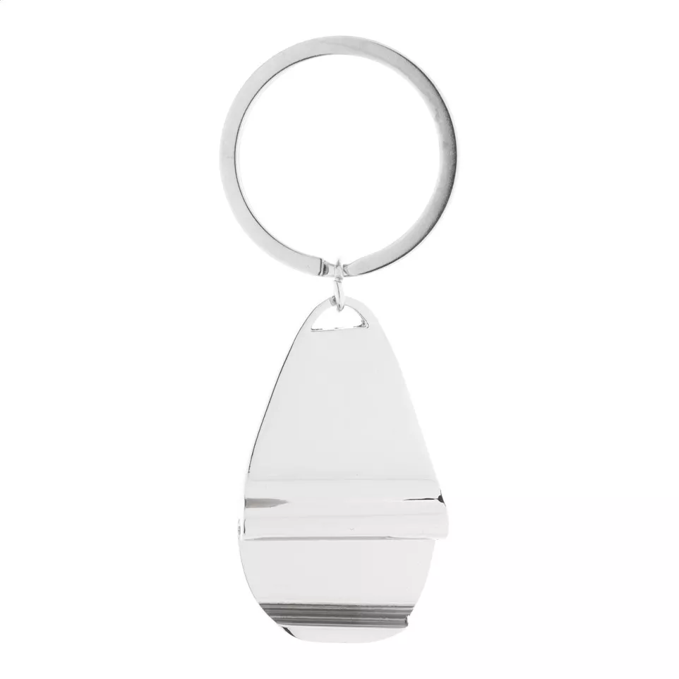 Kapka zilver  flesopener sleutelhanger 