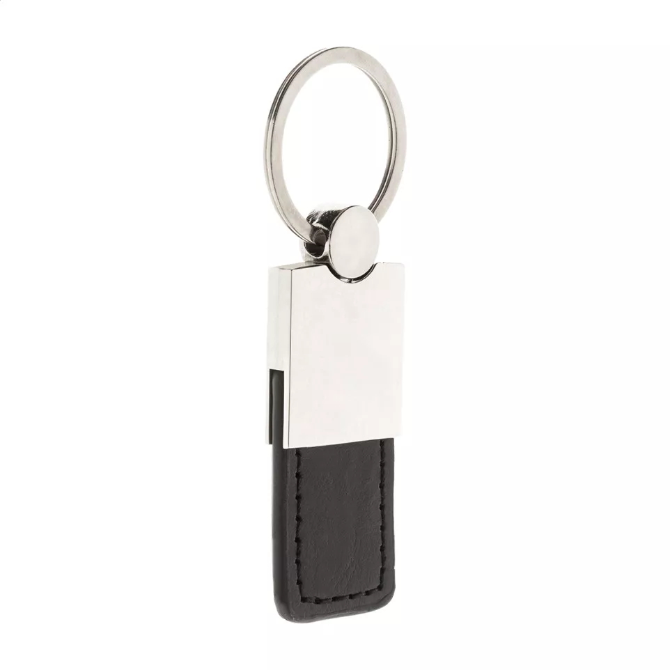 Rokke argenté noir Porte-clés 