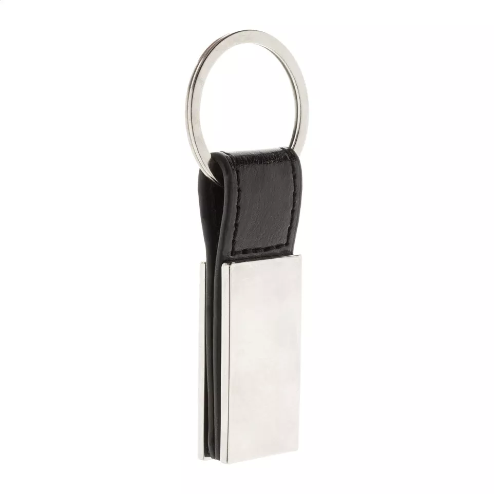 Pukke zilver zwart Sleutelhanger 