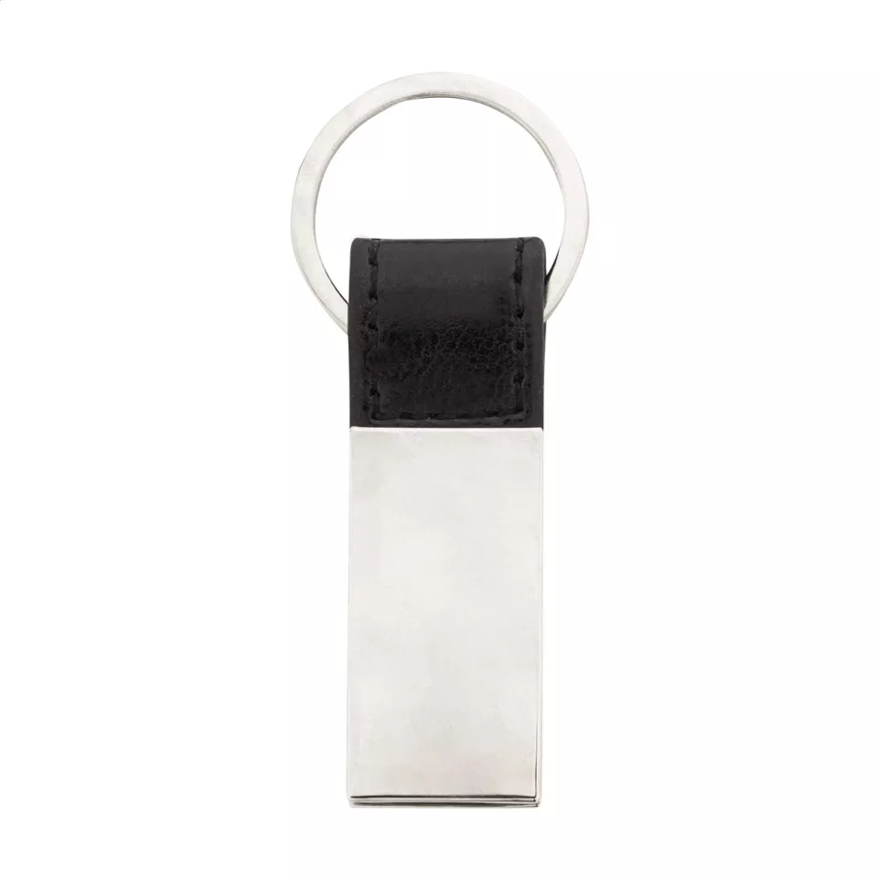 Pukke argenté noir Porte-clés 