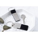 Pukke silver black keyring 