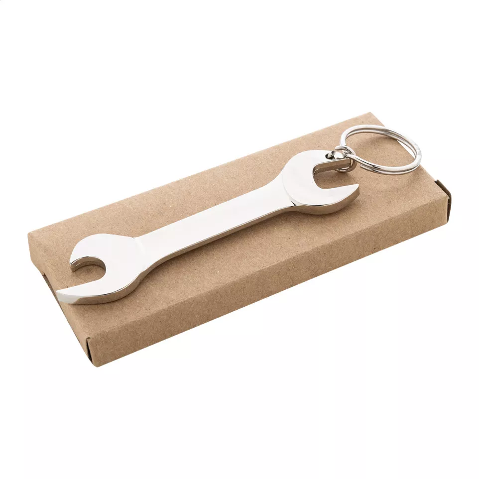 Fasten silver  bottle opener keyring 