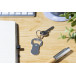 Biropi zilver  flesopener sleutelhanger 