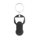 Biropi noir  Porte-clés décapsuleur 