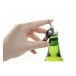 Biropi black  bottle opener keyring 