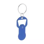 Biropi bleu  Porte-clés décapsuleur 