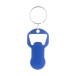 Biropi blauw  flesopener sleutelhanger 