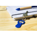 Biropi blauw  flesopener sleutelhanger 