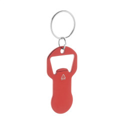 Biropi rouge  Porte-clés décapsuleur 