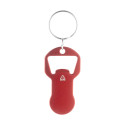 Biropi rood  flesopener sleutelhanger 