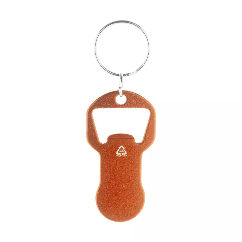 Biropi orange  Porte-clés décapsuleur 