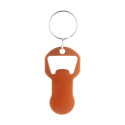 Biropi orange  bottle opener keyring 