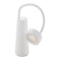 Miflux white  rechargeable flashlight 
