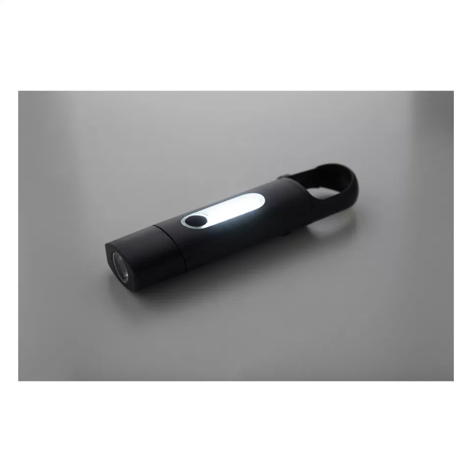 Cobiner zwart  mini RABS zaklamp 