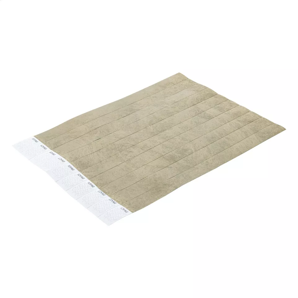 Wristvek gold  tyvek wristbands (10...