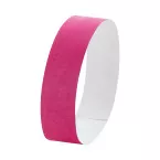 Wristvek pink  tyvek wristbands (10 pcs) 