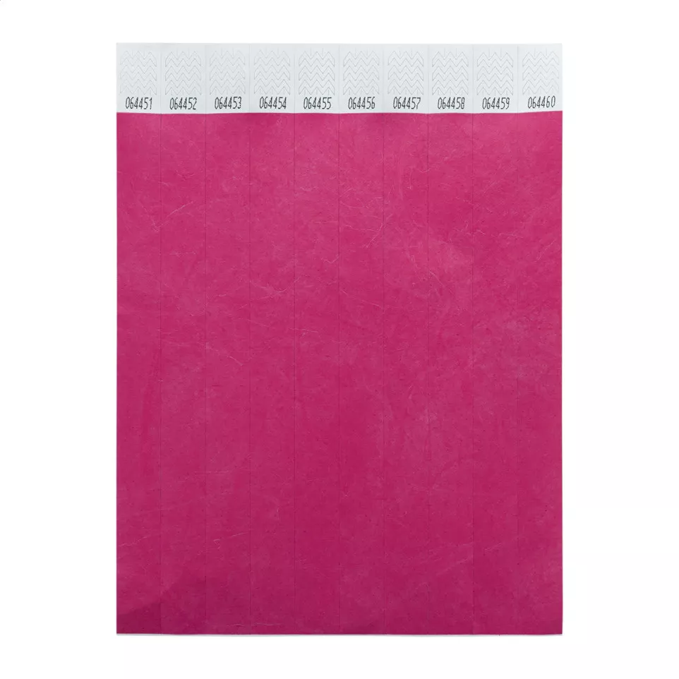 Wristvek pink  tyvek wristbands (10...
