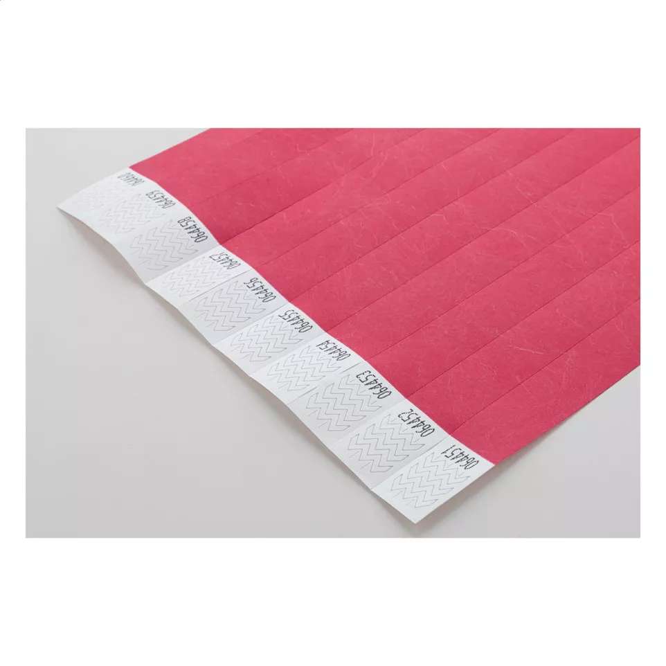 Wristvek pink  tyvek wristbands (10...