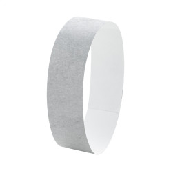 Wristvek silver  tyvek wristbands (10 pcs) 