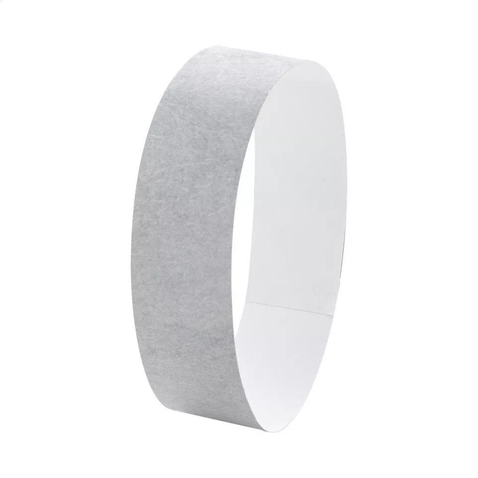 Wristvek silver  tyvek wristbands (10...