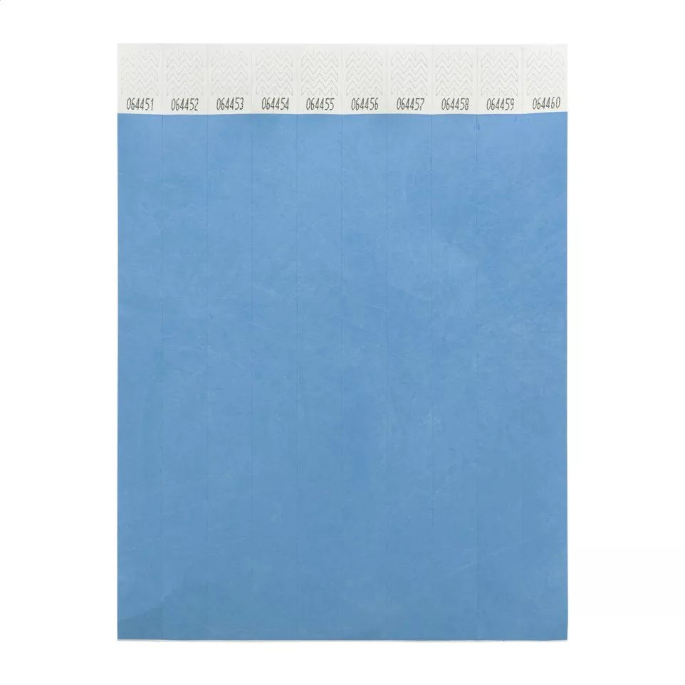 Wristvek licht blauw  Tyvek...