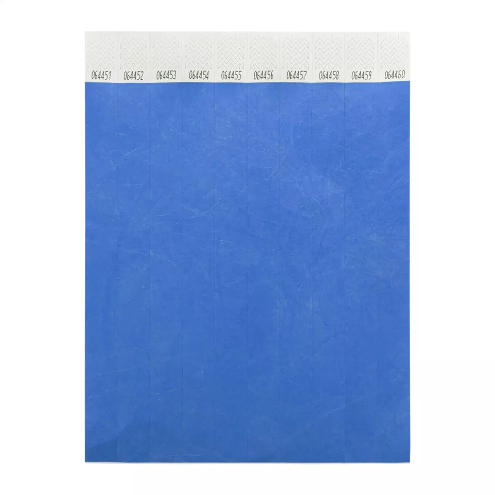Wristvek blue  tyvek wristbands (10...
