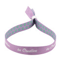 SuboWrist Alloy wit  Custom made RPET festival armband 